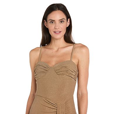 Women's R&M Richards Metallic Jersey Knit Dress