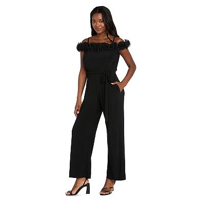 Women's R&M Richards Ruffle Jumpsuit