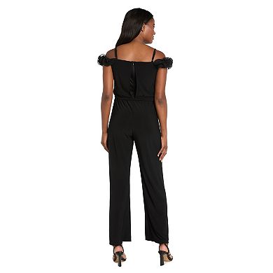 Women's R&M Richards Ruffle Jumpsuit