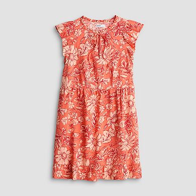 Women's Sonoma Goods For Life® Silk-Like Flutter Sleeve Dress