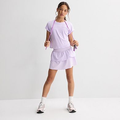 Girls 7-16 Tek Gear® Cuff Sleeve Boxy Tee