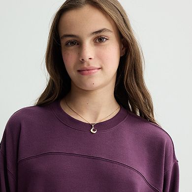 Girls 7-16 Tek Gear® Drapey Crew Pullover