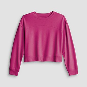 Girls 7-16 Tek Gear® Drapey Crew Pullover