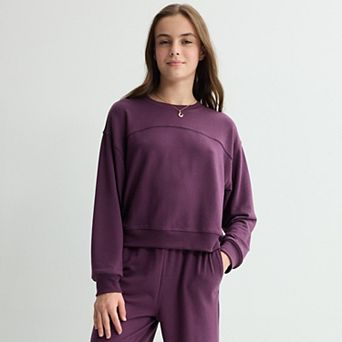 Girls 7-16 Tek Gear® Drapey Crew Pullover