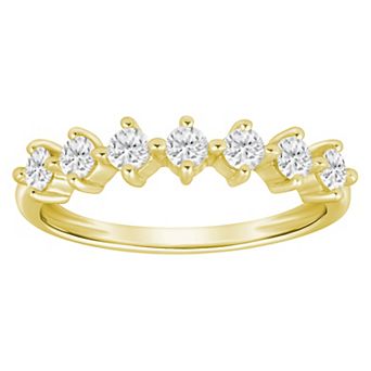 Alyson Layne 10k Gold 1/2 Carat T.W. Lab Grown Diamond Band Ring