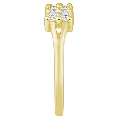 Alyson Layne 10k Gold 1/2 Carat T.W. Lab Grown Diamond Stacked Band Ring