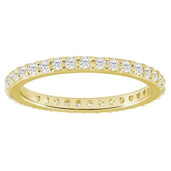 Alyson Layne 10k Gold 3/4 Carat T.W. Lab Grown Diamond Slender Eternity Band
