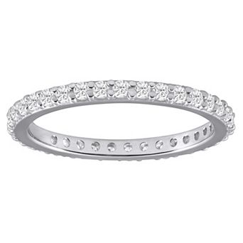 Alyson Layne 10k Gold 3/4 Carat T.W. Lab Grown Diamond Slender Eternity Band