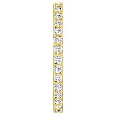 Alyson Layne 10k Gold 3/4 Carat T.W. Lab Grown Diamond Slender Eternity Band