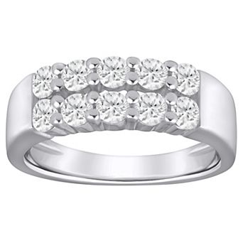 Alyson Layne 10k Gold 1 Carat T.W. Lab Grown Diamond Wide Band Ring