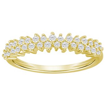 Alyson Layne 10k Gold 1/2 Carat T.W. Lab Grown Diamond Prong Band Ring