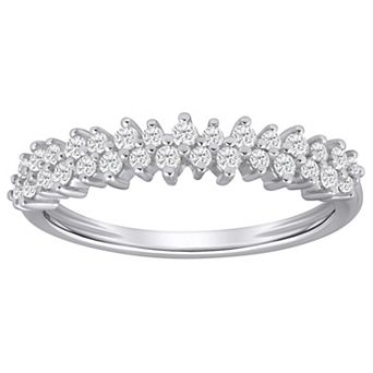 Alyson Layne 10k Gold 1/2 Carat T.W. Lab Grown Diamond Prong Band Ring