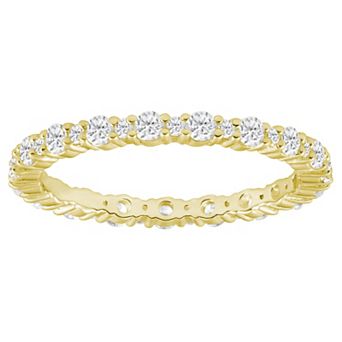 Alyson Layne 10k Gold 3/4 Carat T.W. Lab-Grown Diamond Round Eternity Band