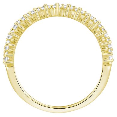 Alyson Layne 10k Gold 1/2 Carat T.W. Lab Grown Diamond Shared Band Ring