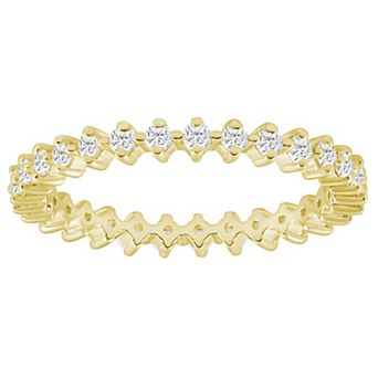 Alyson Layne 10k Gold 5/8 Carat T.W. Lab Grown Diamond Eternity Band