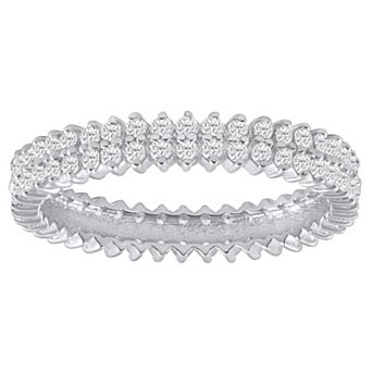 Alyson Layne 10k Gold 1 Carat T.W. Lab-Grown Diamond Full Eternity Band
