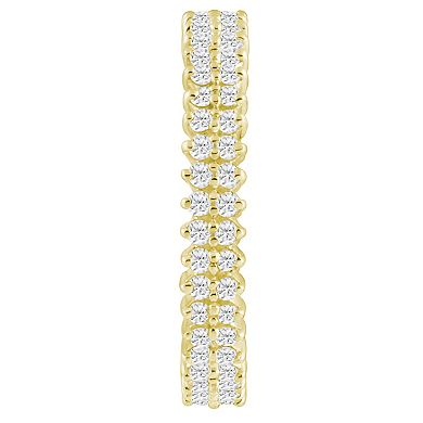 Alyson Layne 10k Gold 1 Carat T.W. Lab-Grown Diamond Full Eternity Band