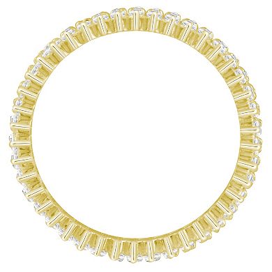 Alyson Layne 10k Gold 1 Carat T.W. Lab-Grown Diamond Full Eternity Band