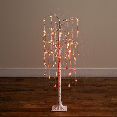nearly natural Pre-Lit Artificial Willow Tree with 48 Heart Shaped LED Lights