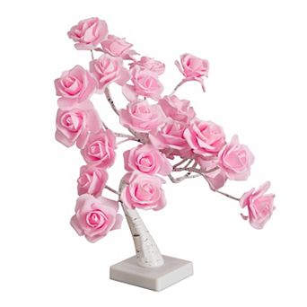 nearly natural Pre-Lit Artificial Twig Tree with 24 Rose Shaped LED Lights