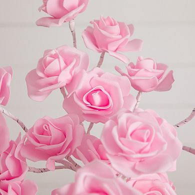 nearly natural Pre-Lit Artificial Twig Tree with 24 Rose Shaped LED Lights