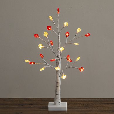 nearly natural Pre-Lit Artificial Valentine's Day Twig Tree with Heart-Shaped LED Lights