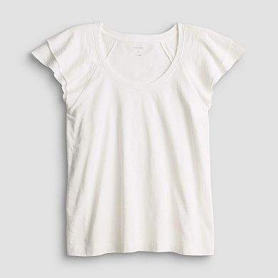 Petite Sonoma Goods For Life® Flutter Sleeve Tee