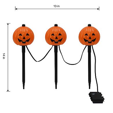 Celebrate Together™ Halloween LED Jack O' Lantern Pathway Markers Outdoor Decor