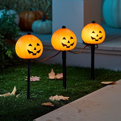 Celebrate Together™ Halloween LED Jack O' Lantern Pathway Markers Outdoor Decor