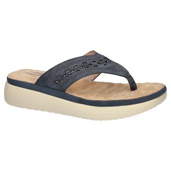 Easy Street Sonny Women's Platform Thong Sandals