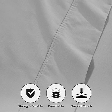 SUPERIOR Solid 1000 Thread Count Cotton Blend Deep Pocket Sheet Set