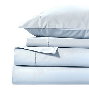 SUPERIOR Solid 1000 Thread Count Cotton Blend Deep Pocket Sheet Set