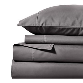 SUPERIOR Solid 1000 Thread Count Cotton Blend Deep Pocket Sheet Set