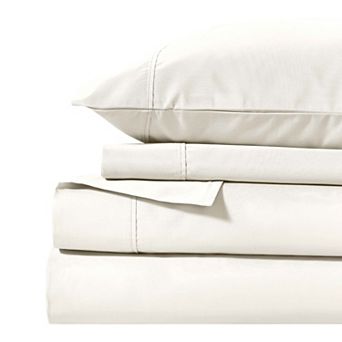 SUPERIOR Solid 1000 Thread Count Cotton Blend Deep Pocket Sheet Set