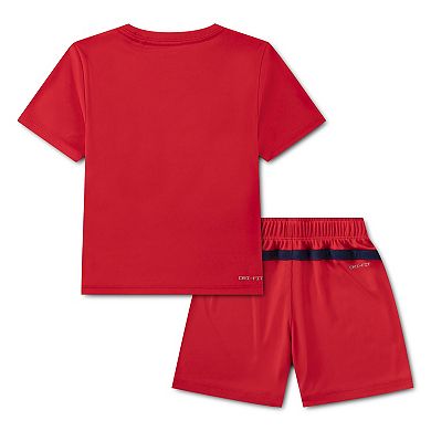 Toddler Boys Nike Dri-FIT Jersey Top & Shorts 2-Piece Set