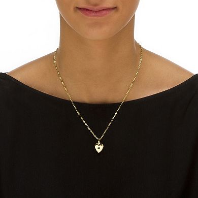 PalmBeach Jewelry Simulated Birthstone Goldtone Locket with Chain 18"