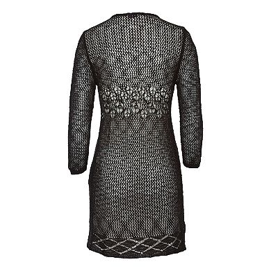 Lascana Women's 3/4 Sleeve Open Knit Cardigan