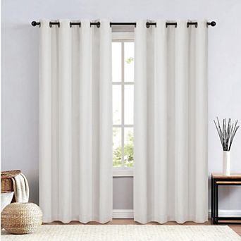 Sun Shield Bolivar 2-Pack Blackout Grommet Window Curtain Set