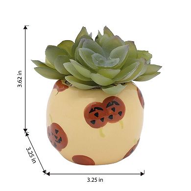 Celebrate Together™ Artificial Mini Potted Succulent Pumpkin Decor