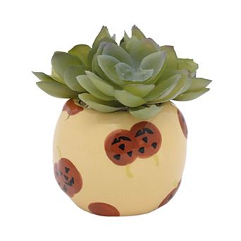 Celebrate Together™ Artificial Mini Potted Succulent Pumpkin Decor