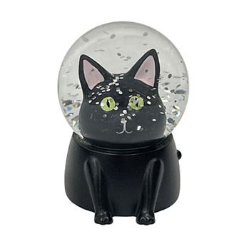 Celebrate Together™ Halloween Mini Black Cat Snow Globe Table Decor