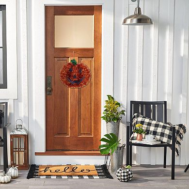 Celebrate Together™ Halloween Jack O Lantern Tinsel Wall Decor