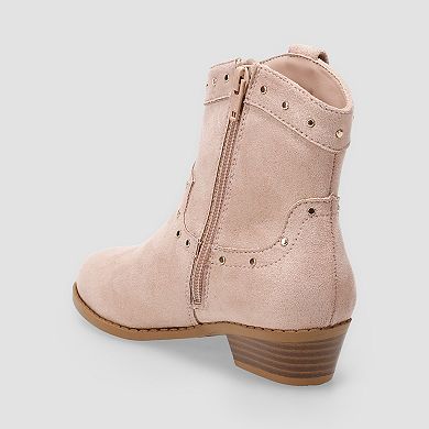 Sonoma Goods For Life® Girls Memory Foam Studded Western Boots