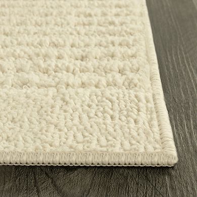 Sonoma Goods For Life® Ultimate Performance Ivory Stripe Border Rug