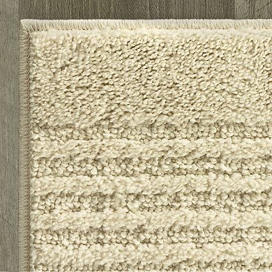 Sonoma Goods For Life® Ultimate Performance Ivory Stripe Border Rug