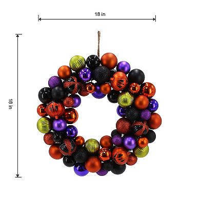 Celebrate Together™ Halloween Halloween Bauble Wreath