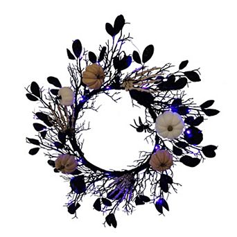 Celebrate Together™ Halloween LED Botanical Artificial Halloween Wreath