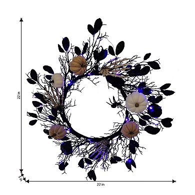 Celebrate Together™ Halloween LED Botanical Artificial Halloween Wreath