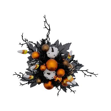 Celebrate Together™ Halloween Wicker Jack O Lantern Botanical Arrangement