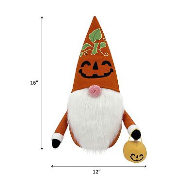 Celebrate Together™ Halloween Oversized Jack O' Lantern Gnome Floor Decor